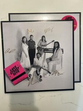 SIGNED LAKE STREET DIVE - Good Together Neon Yellow Vinyl LP AUTOGRAPHED #1